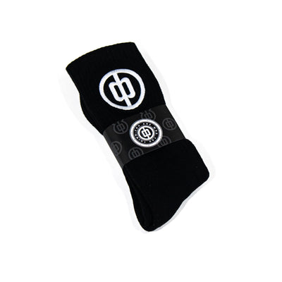 Duwo Black Monogram Socks