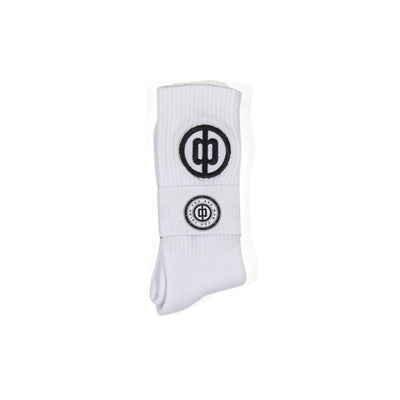 Duwo White Monogram Socks